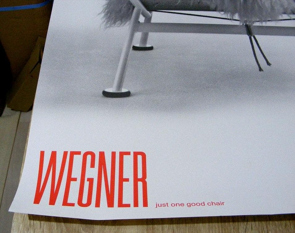 Hans J. Wegner Design Museum 2014年ポスター