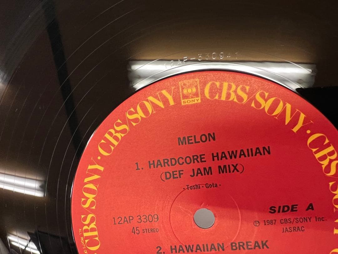 帯付 12AP-3309 MELO 邦楽レコード　美盤 1987年盤 12”