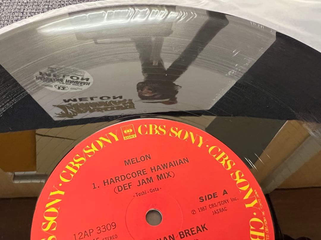 帯付 12AP-3309 MELO 邦楽レコード　美盤 1987年盤 12”