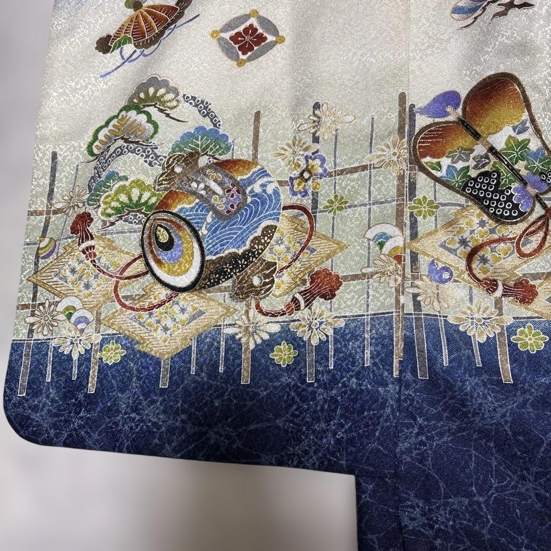 a☆です　羽織袴フルセット　男の子用　　七五三　5歳　簡単　着物