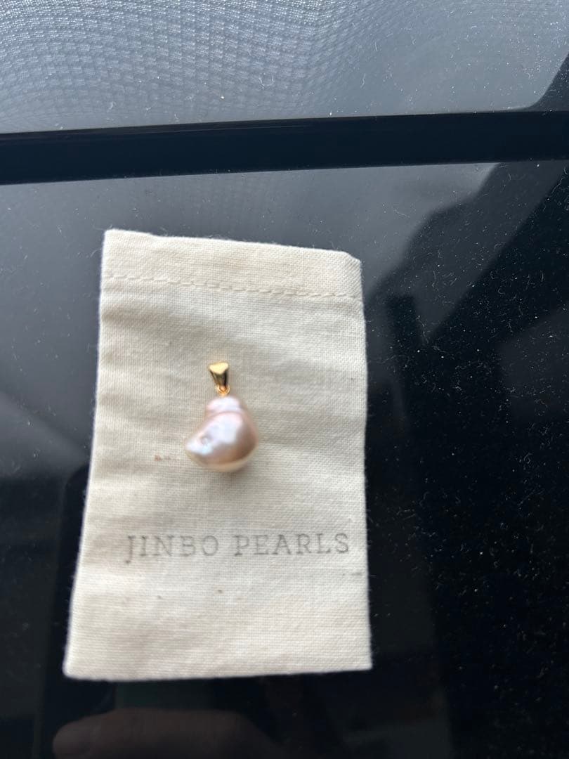 神保真珠商店　K18淡水パールトップ　jinbo pearls