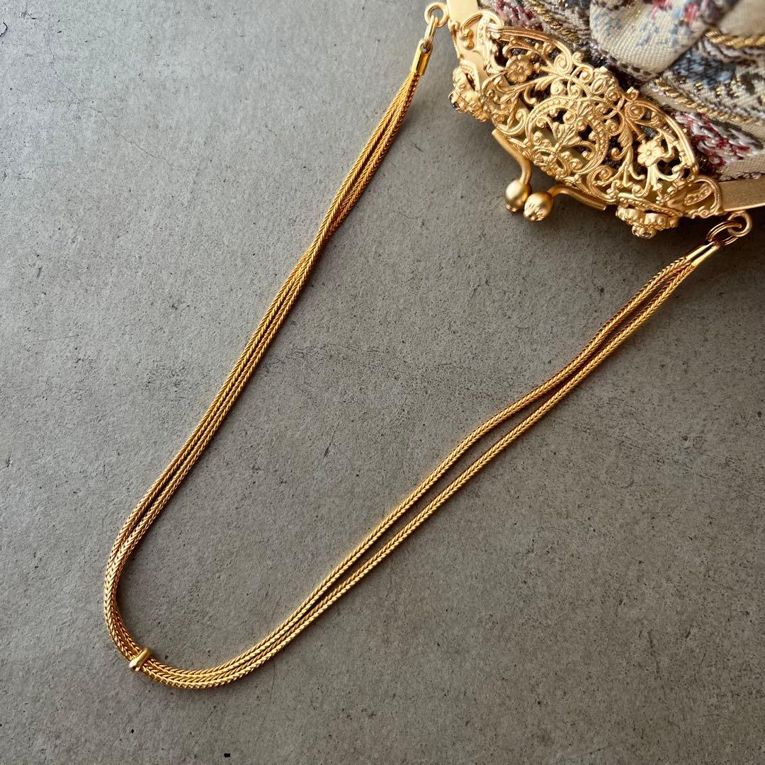 【和装バッグ】ハンドバッグ　パーティーバッグ　がま口