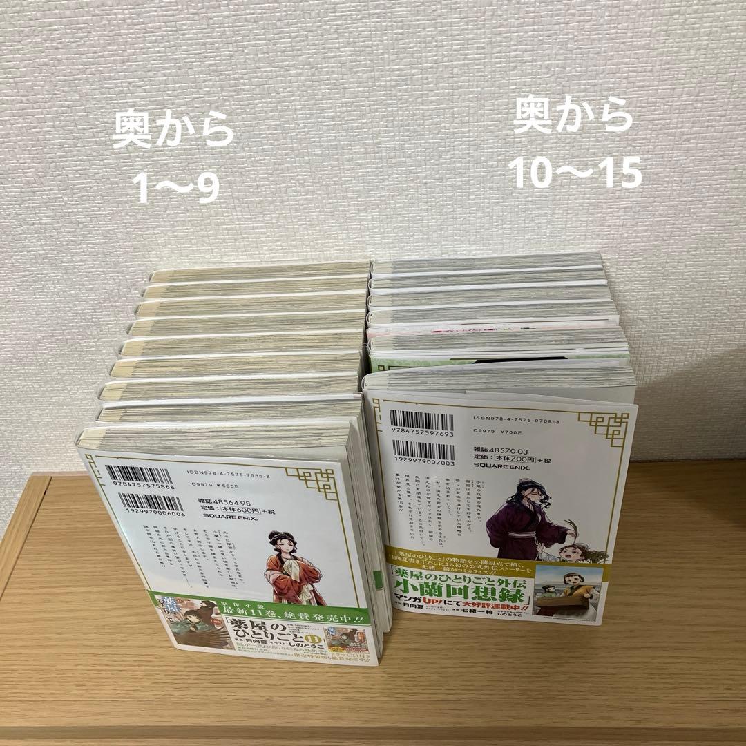 薬屋のひとりごと　全巻セット(1~15巻)特装版あり　ねこクラゲ　ビッグガンガン