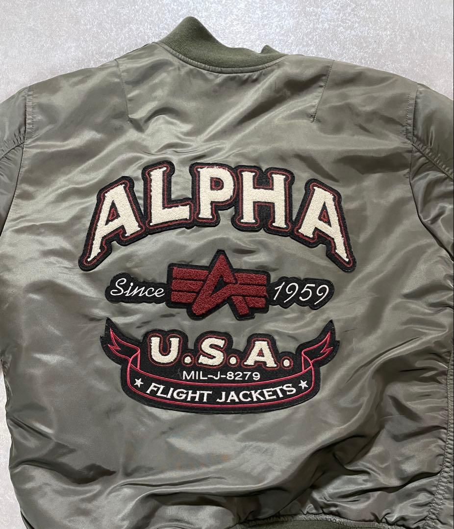 ALPHA INDUSTRIES MA-1ジャケット オリーブ