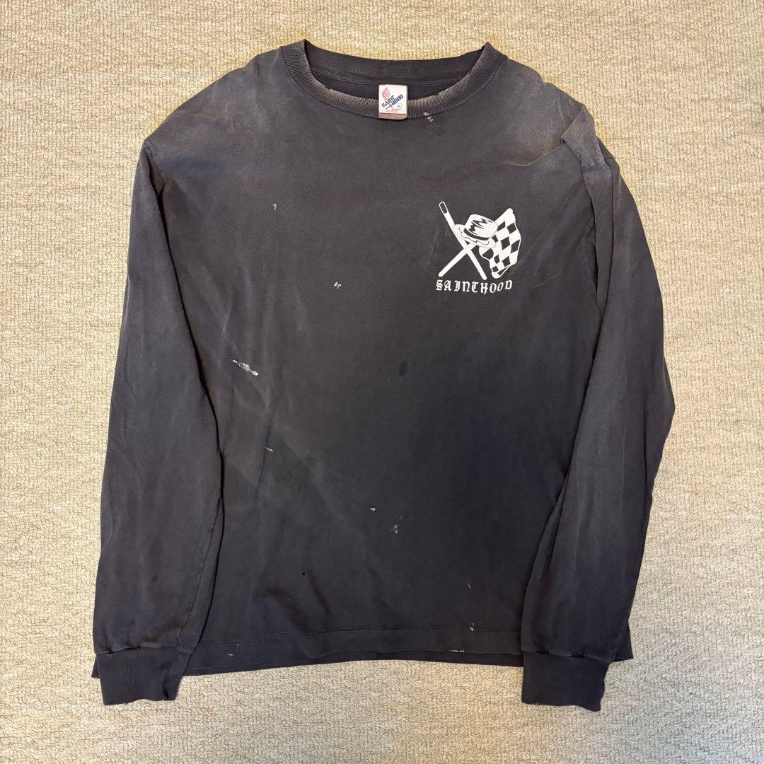 SAINT Mxxxxxx×NEIGHBORHOOD コラボロンT ブラック