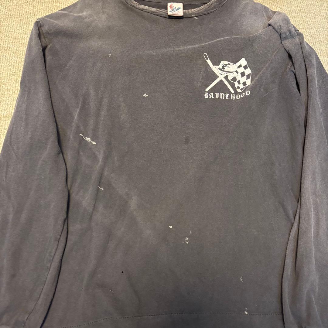 SAINT Mxxxxxx×NEIGHBORHOOD コラボロンT ブラック