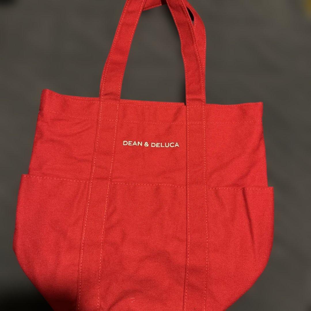 DEAN & DELUCA 赤 トートバッグ　福袋2026