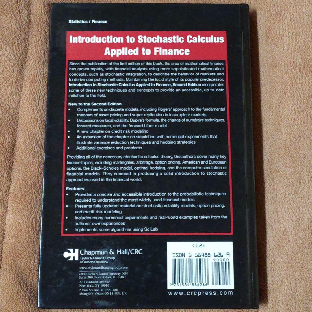 洋書 Stochastic Calculus Applied to Finance