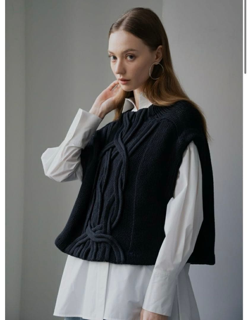 美品 maison de Dolce. chaleurvest black