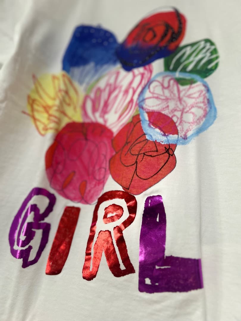 コムデギャルソンガール★レディース★Tシャツ（花柄プリント）