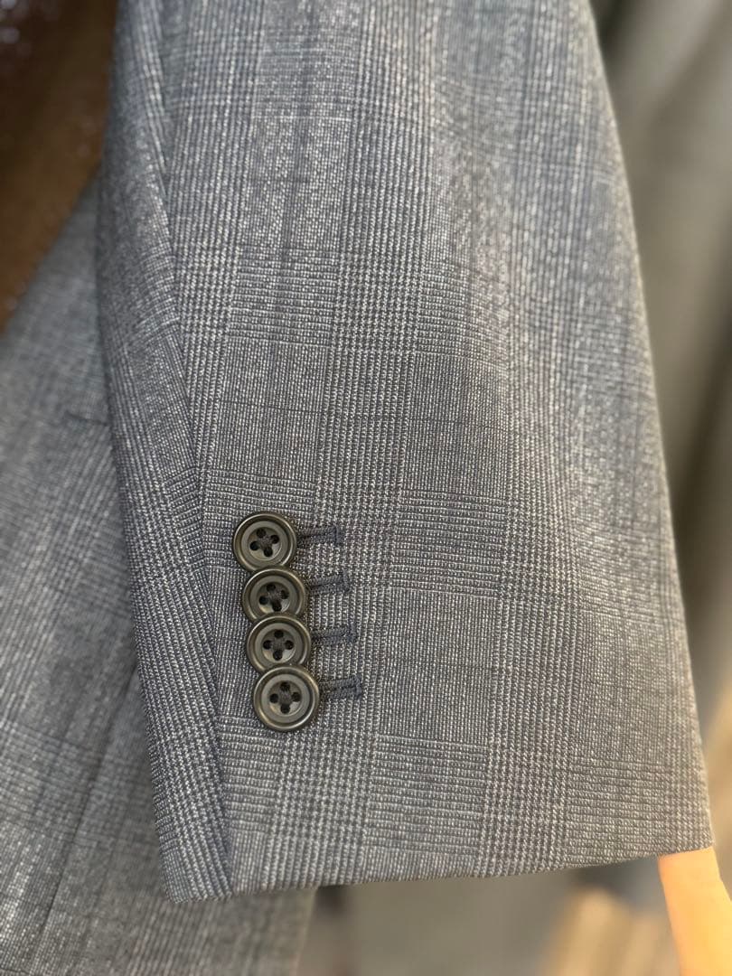 【エルメネジルド・ゼニア】オーダーメンズ スーツ (ツーピースセット)美品