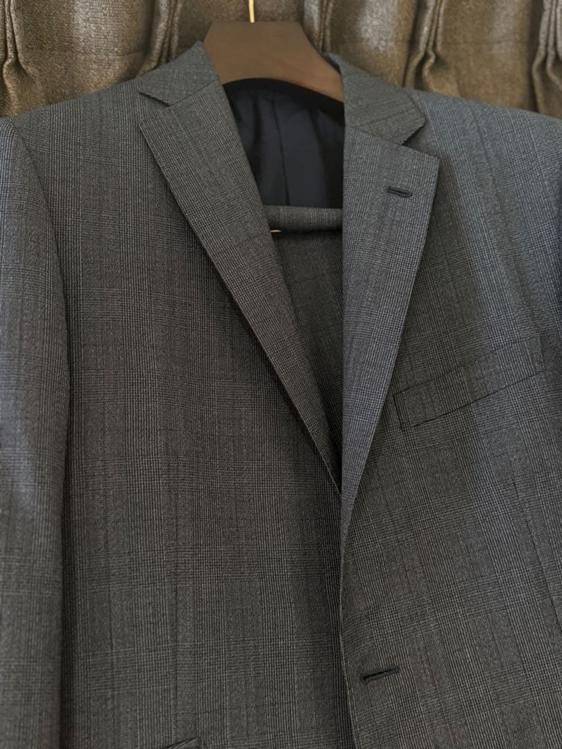 【エルメネジルド・ゼニア】オーダーメンズ スーツ (ツーピースセット)美品