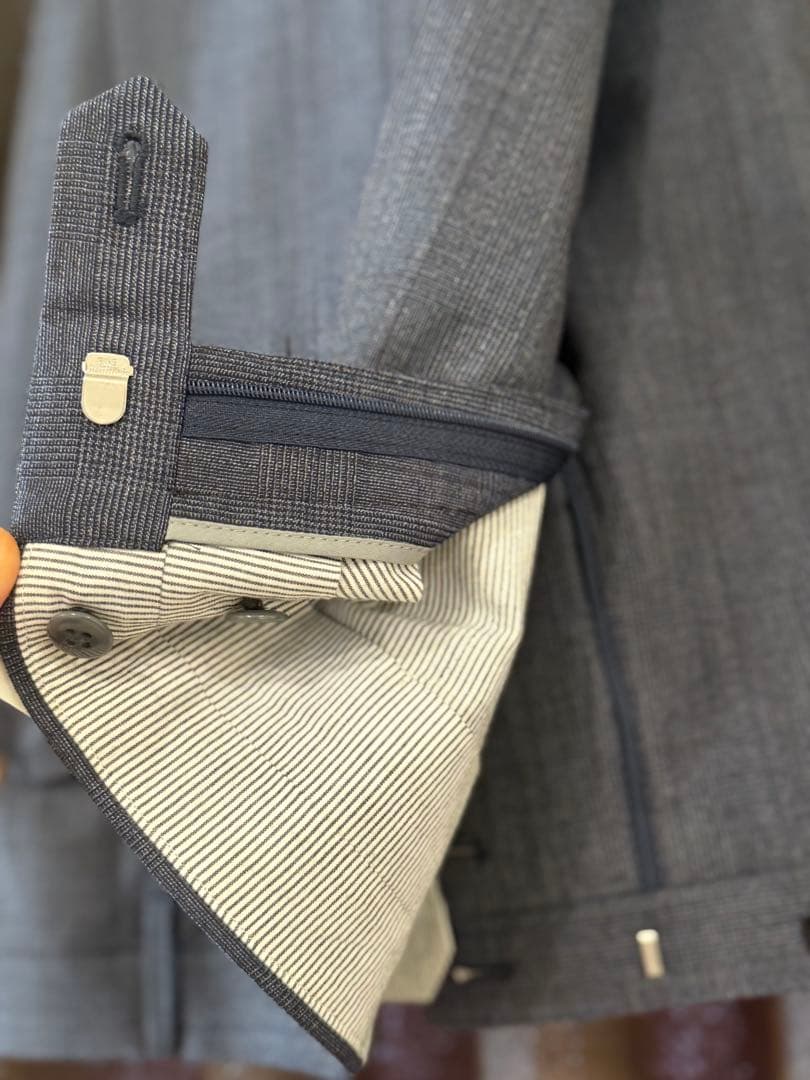 【エルメネジルド・ゼニア】オーダーメンズ スーツ (ツーピースセット)美品