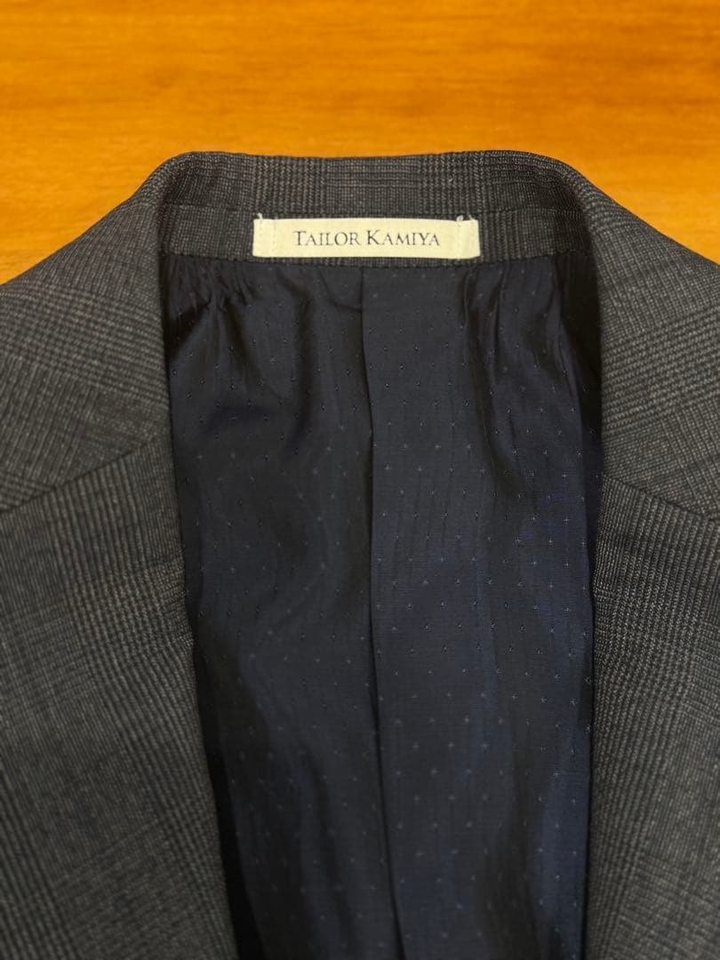 【エルメネジルド・ゼニア】オーダーメンズ スーツ (ツーピースセット)美品