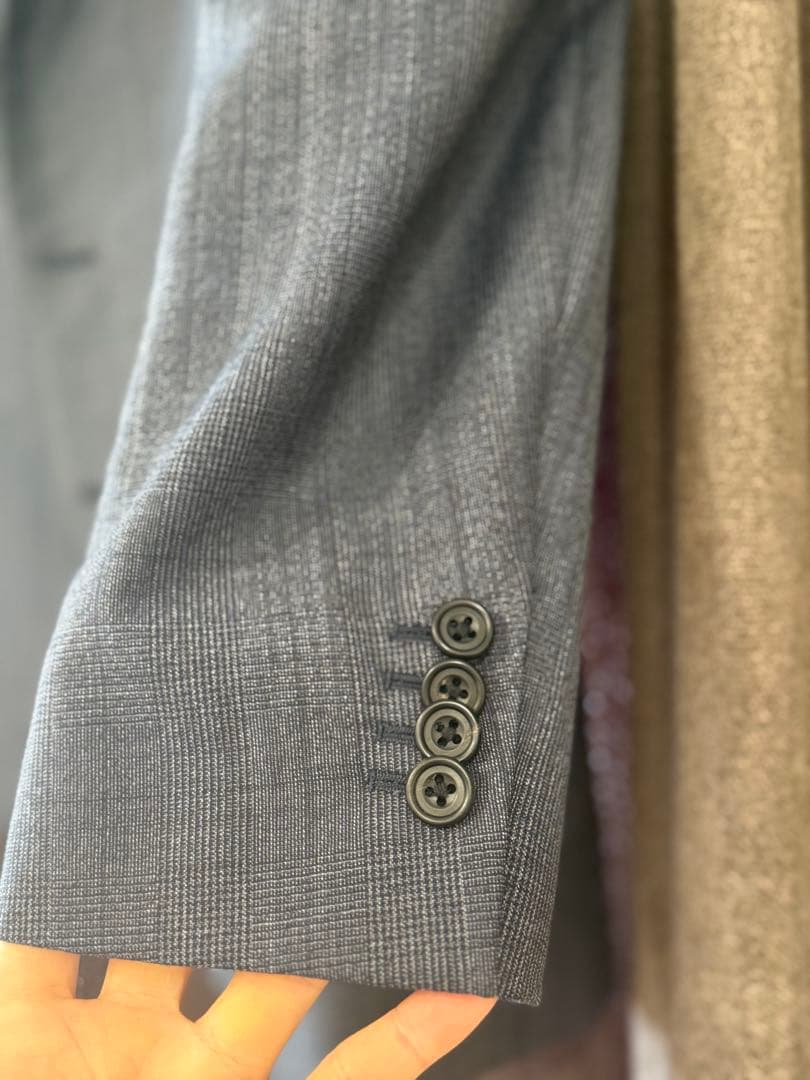 【エルメネジルド・ゼニア】オーダーメンズ スーツ (ツーピースセット)美品