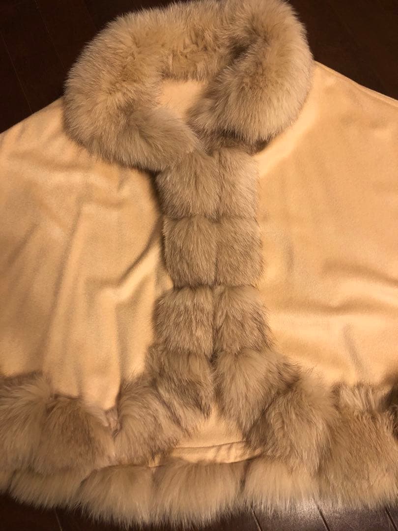 値下げ　☆SAGA FARS サガファーズ☆ ファー　ポンチョ　M〜L