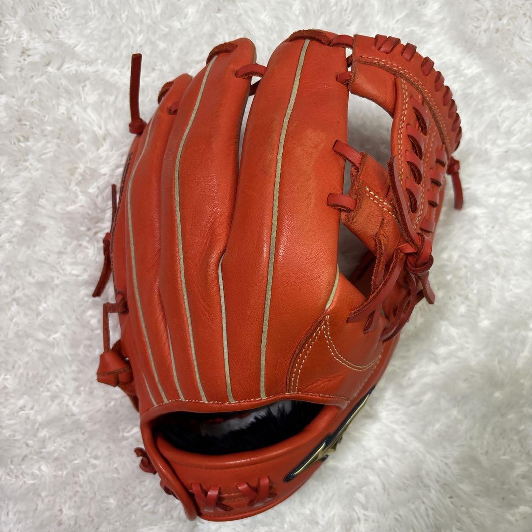 ミズノ セレクトナイン 軟式グローブ　一般　即戦力　オレンジ　大人用　グラブ