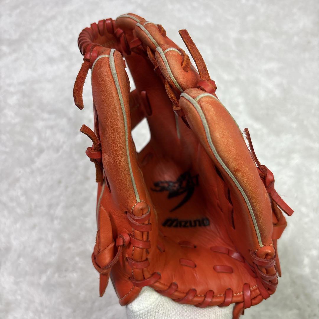 ミズノ セレクトナイン 軟式グローブ　一般　即戦力　オレンジ　大人用　グラブ