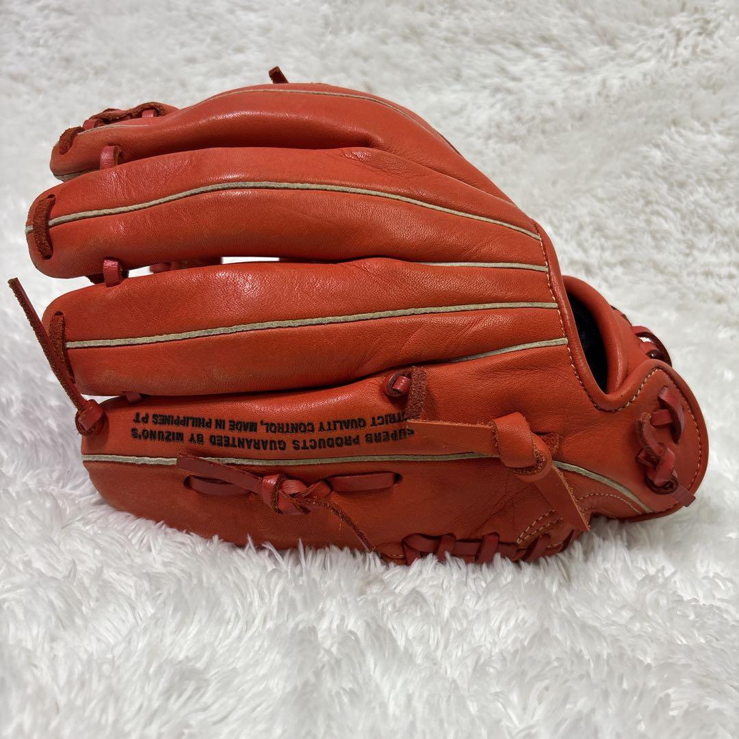 ミズノ セレクトナイン 軟式グローブ　一般　即戦力　オレンジ　大人用　グラブ
