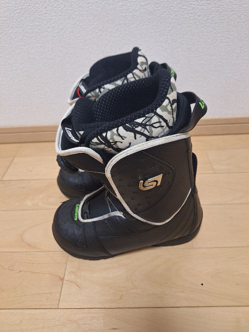 (値下げ)スノーボードブーツ　メンズ25.0～25.5cm　ブラック　ケース付き
