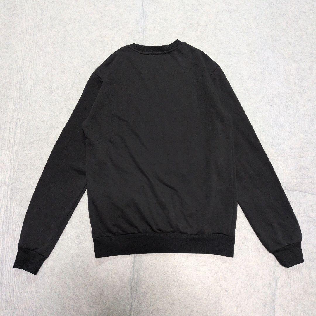 美品 大人気 バーバリー ビッグロゴ スウェット トレーナー 黒