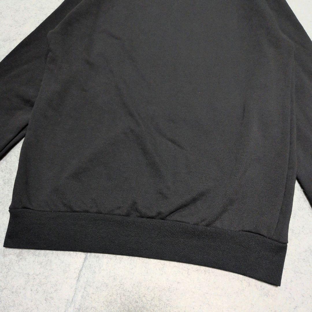 美品 大人気 バーバリー ビッグロゴ スウェット トレーナー 黒