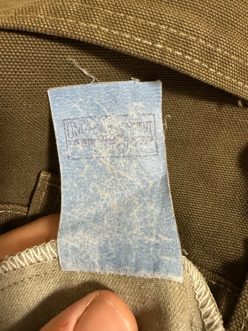 値下げUSA製 W31×34 90s Carhartt モスグリーン ダブルニー