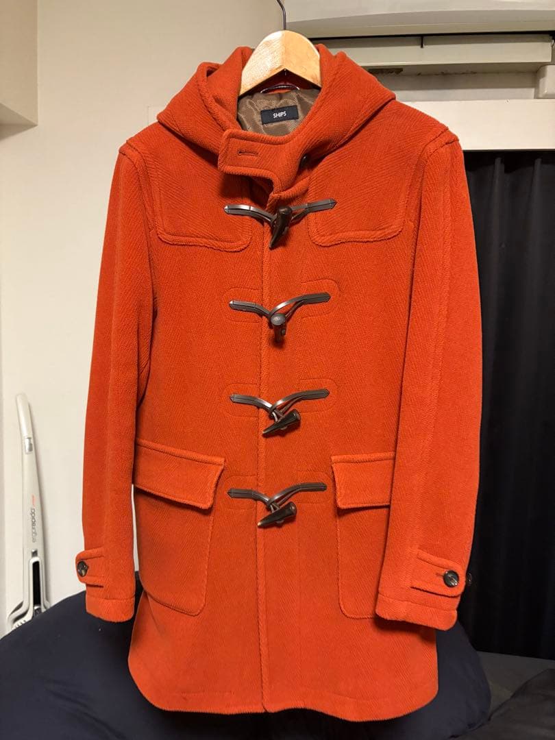 SHIPS ダッフルコート スーパー120’s EXイタリア製　Sサイズ