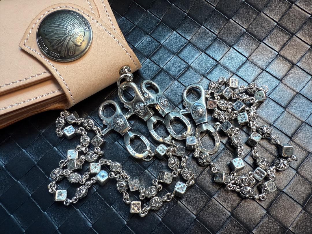 【Dice × Flower ウォレットチェーン】 重厚で存在感QBSZSZ？