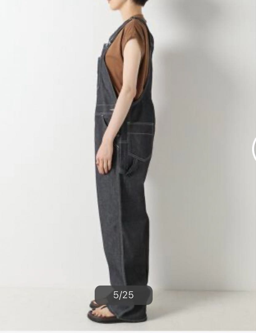 【UNION LAUNCH/ユニオンランチ】スーピマデニムオーバーオール