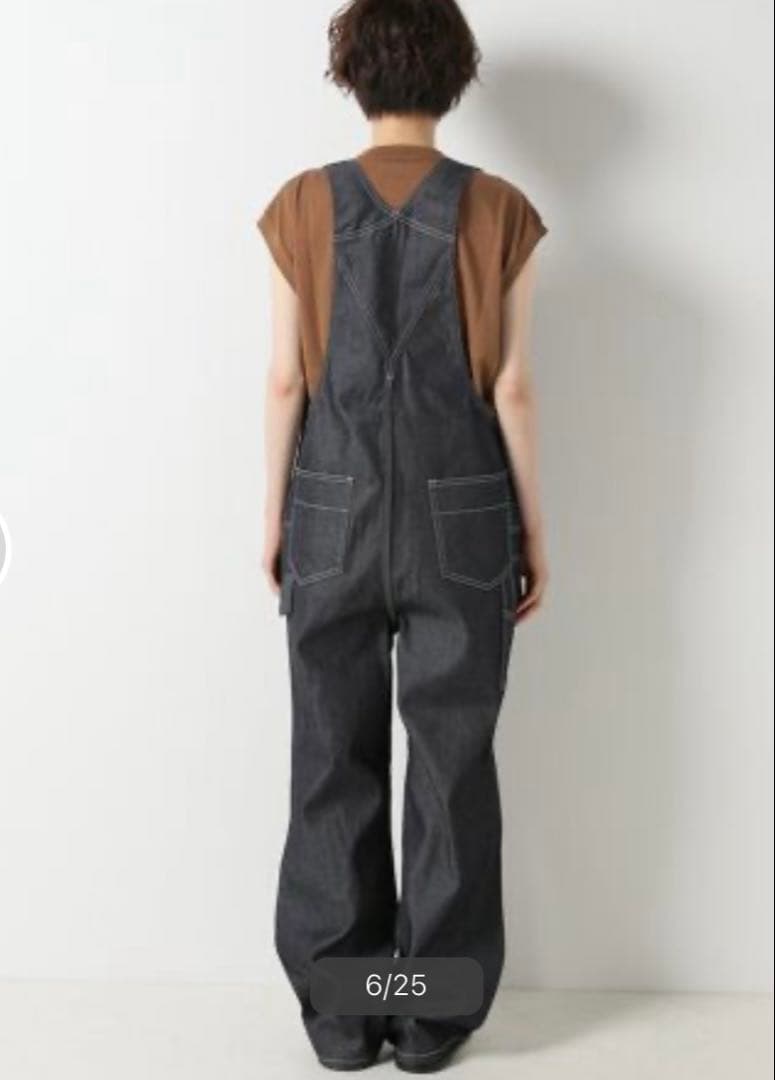 【UNION LAUNCH/ユニオンランチ】スーピマデニムオーバーオール