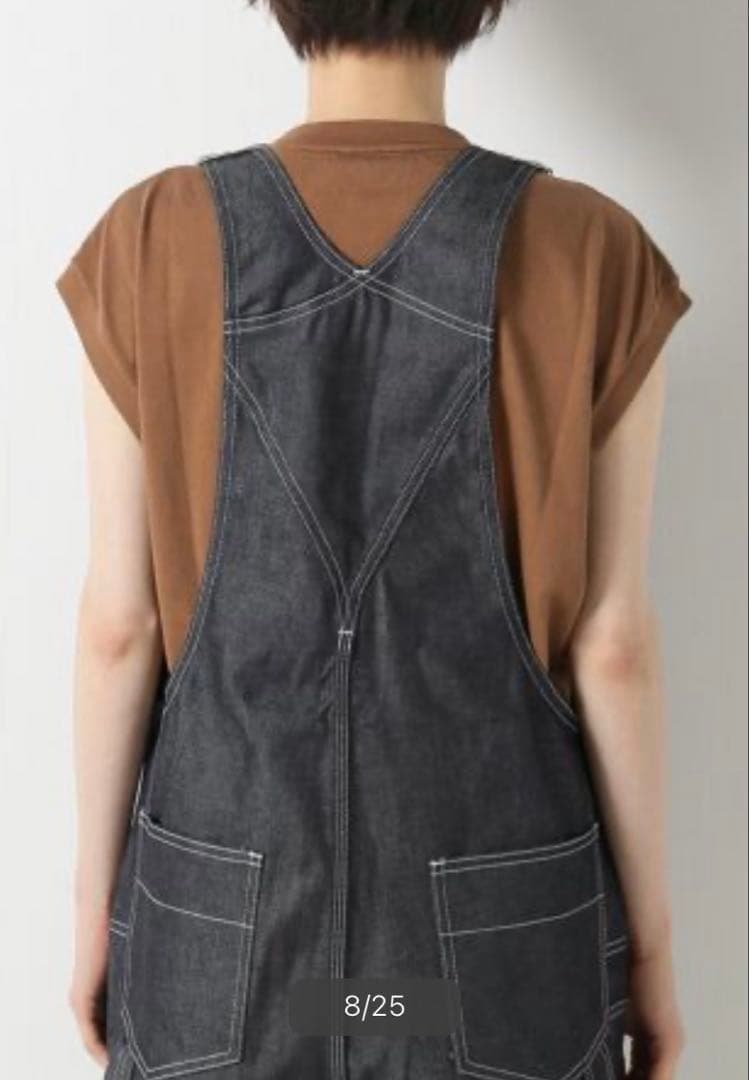 【UNION LAUNCH/ユニオンランチ】スーピマデニムオーバーオール