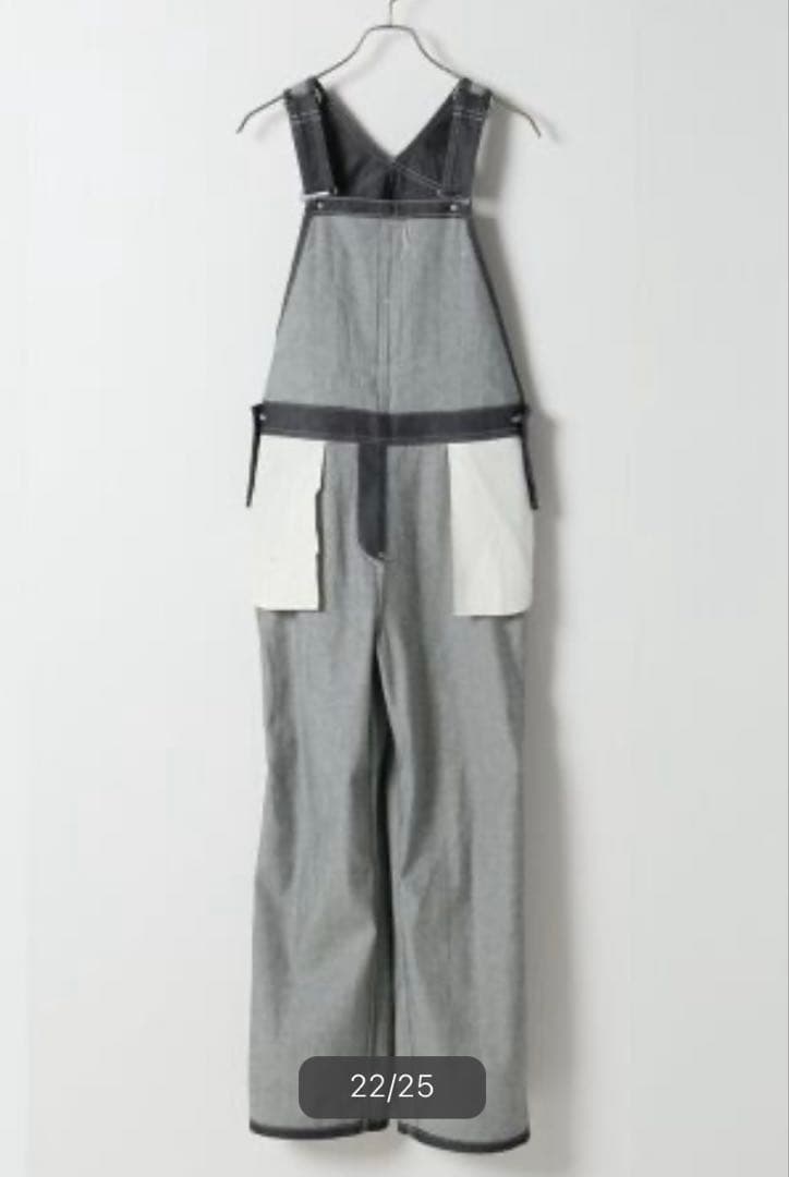 【UNION LAUNCH/ユニオンランチ】スーピマデニムオーバーオール