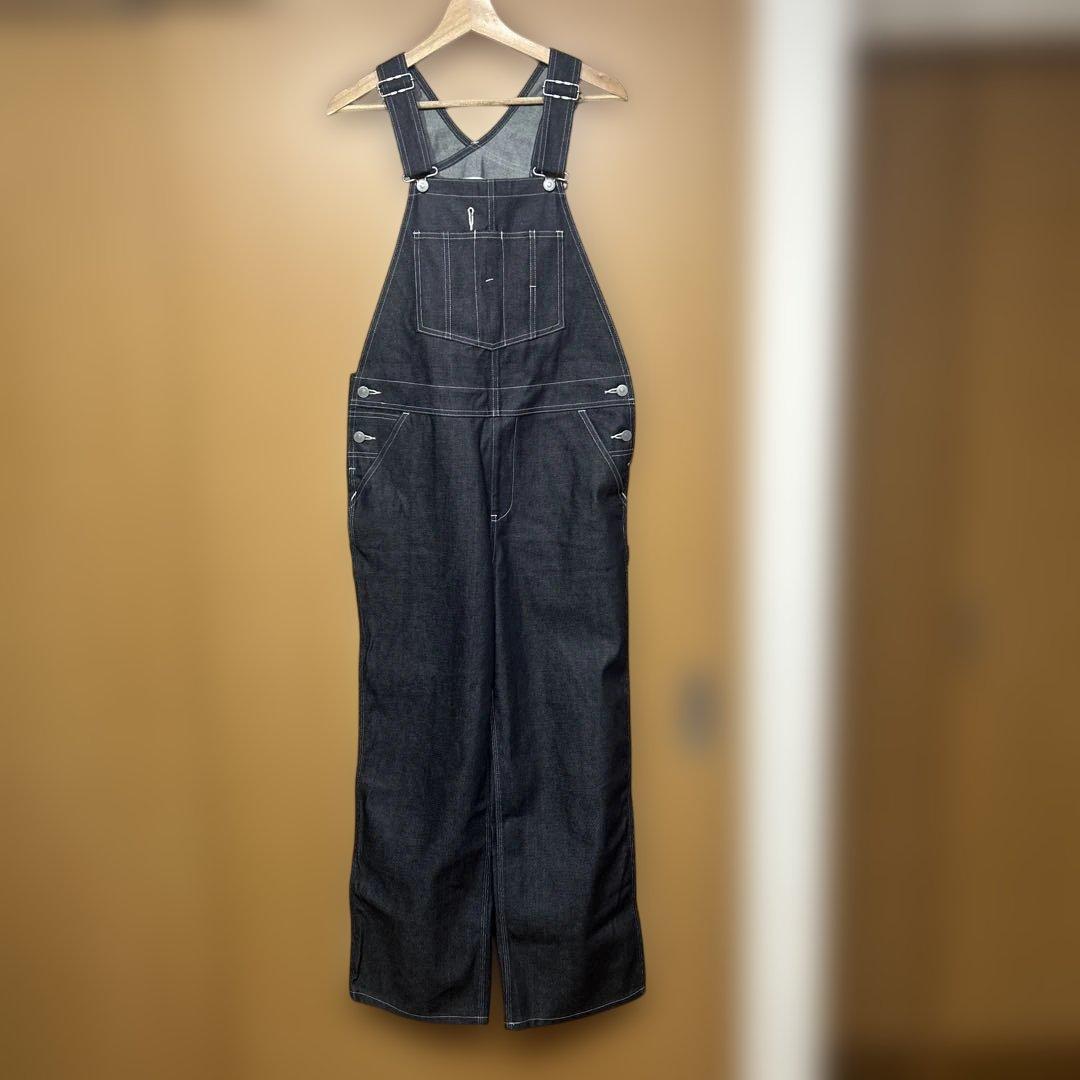 【UNION LAUNCH/ユニオンランチ】スーピマデニムオーバーオール