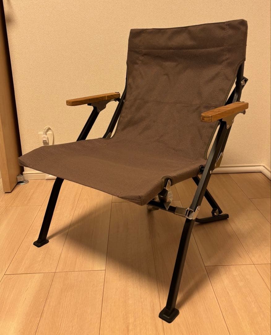 peak ローチェア ショート グレー 折りたたみアウトドアチェア