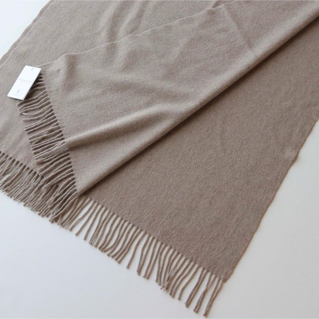 5405【美品　現行品】ジョンストンズ 大判ストール カシミヤ100％
