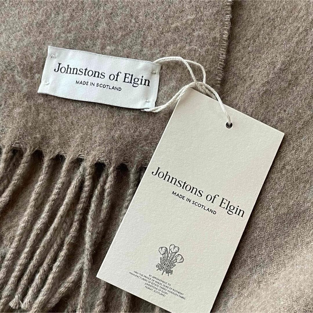 5405【美品　現行品】ジョンストンズ 大判ストール カシミヤ100％