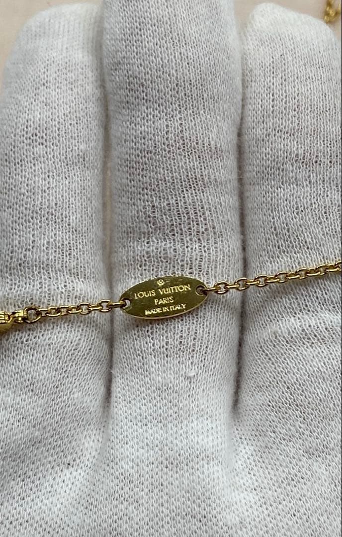 ルイヴィトン ネックレス エセンシャルV M61083 ゴールド LV