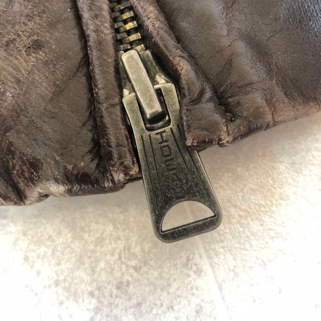 Lサイズの良品！✨ SHIPS JET BLUE A−2 レザージャケット 牛革