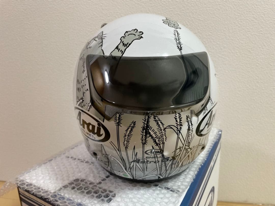 Arai アストロ-GX NEKOフルフェイス ヘルメット 57-58 白