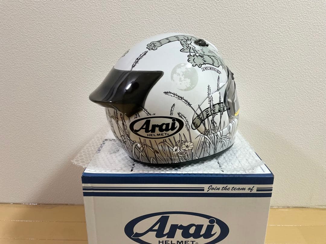 Arai アストロ-GX NEKOフルフェイス ヘルメット 57-58 白