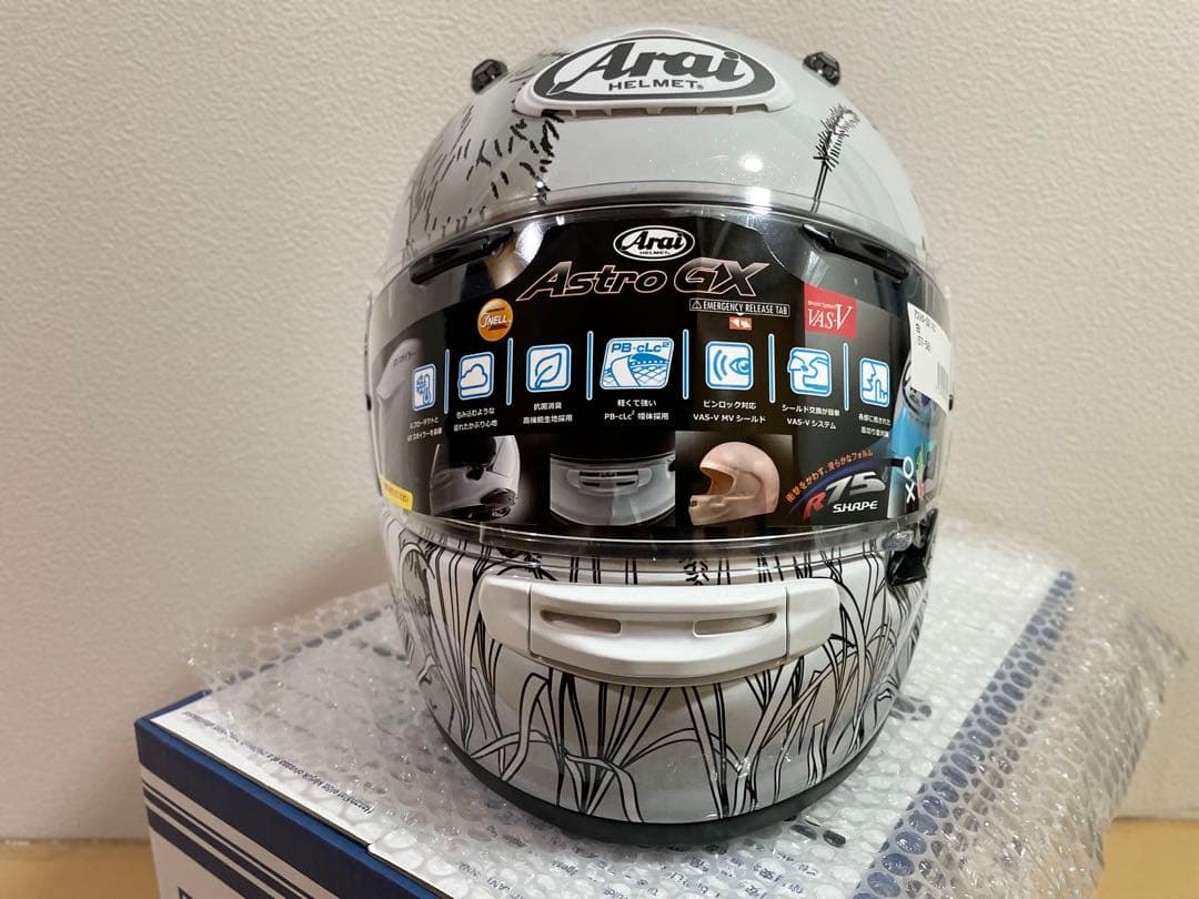 Arai アストロ-GX NEKOフルフェイス ヘルメット 57-58 白