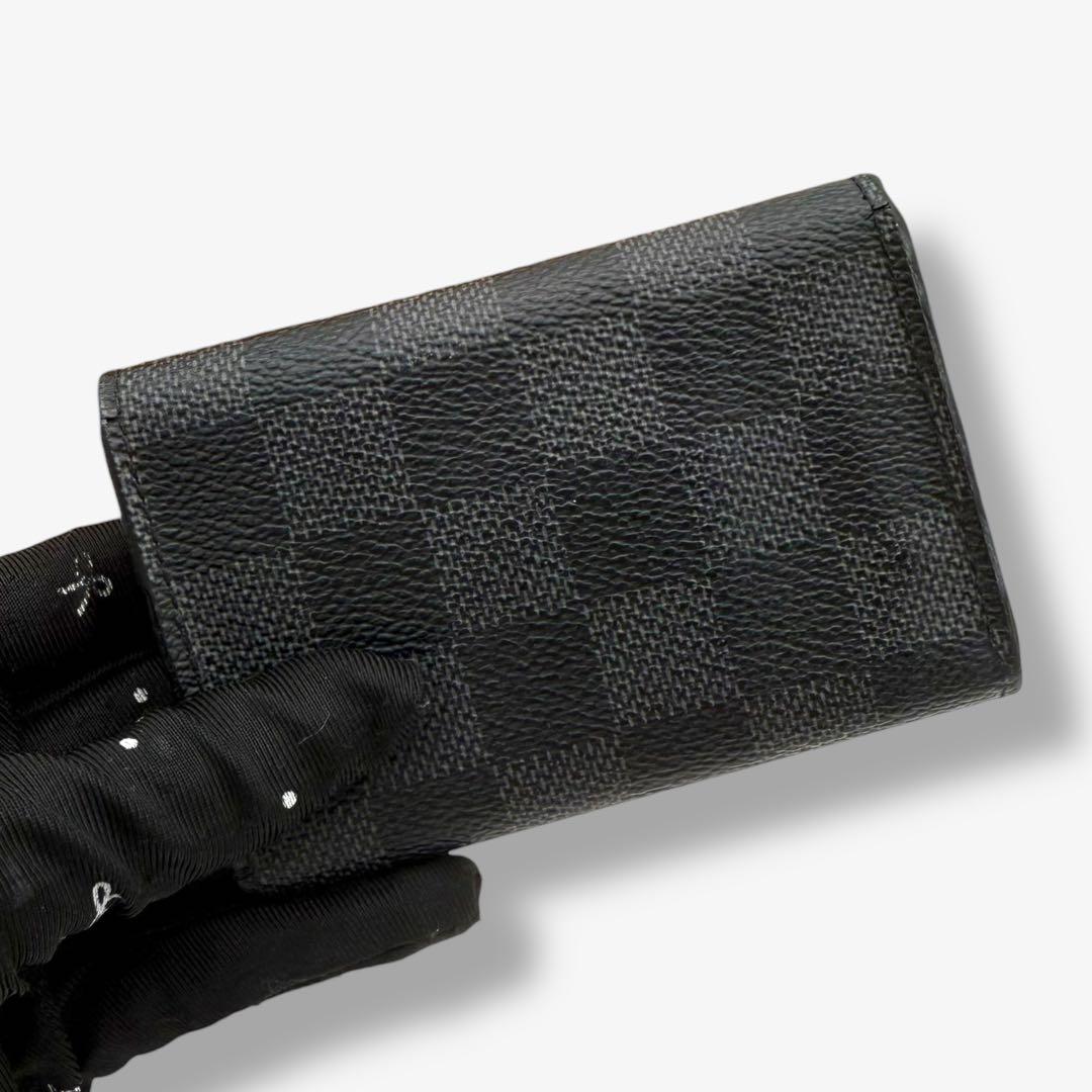 【美品】　ルイヴィトン　キーケース　ダミエグラフィット　ミュルティクレ6