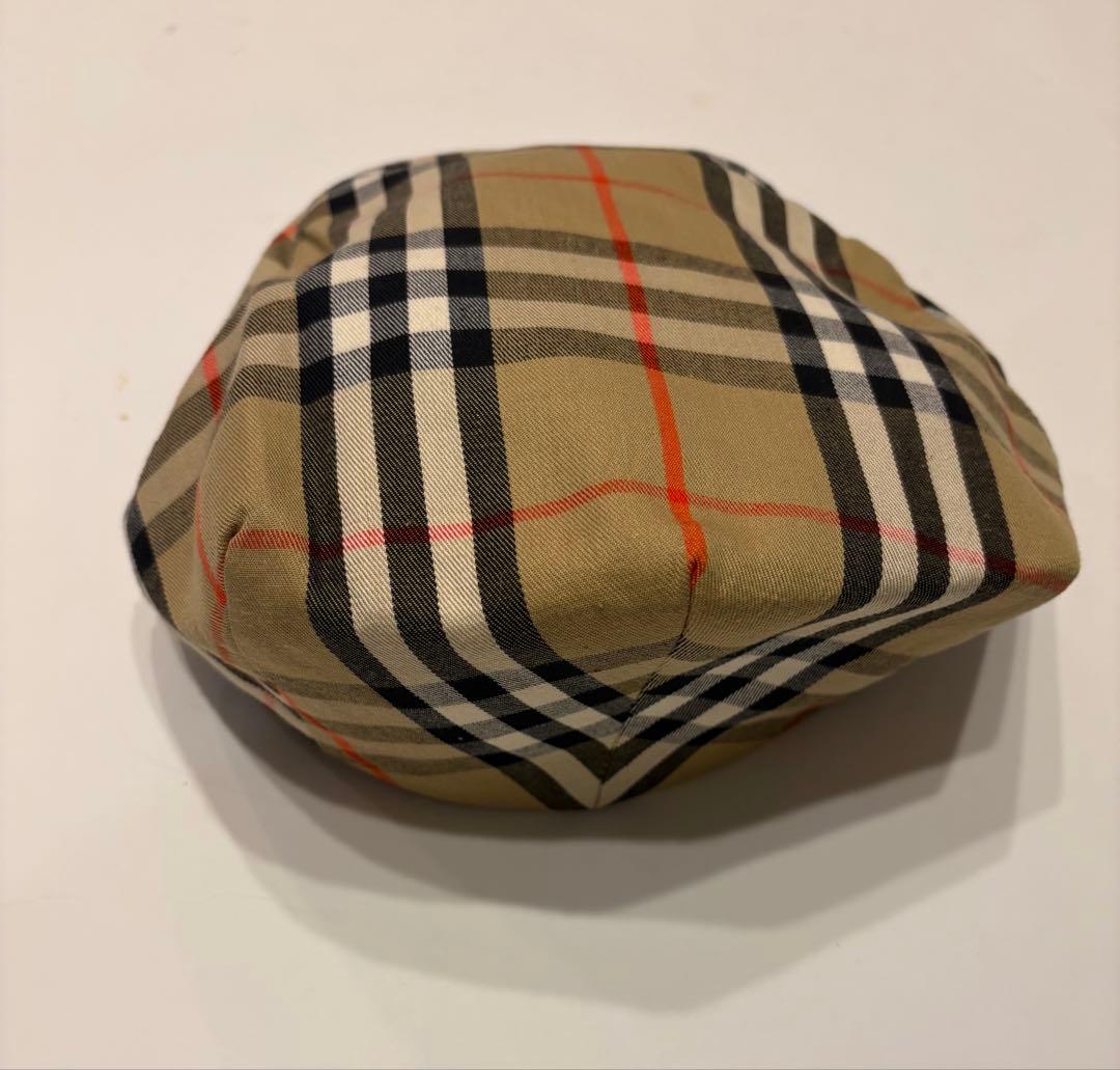 新品タグ付☆バーバリー　キャスケット　ハンチング　キャップ　チェック　帽子 美品