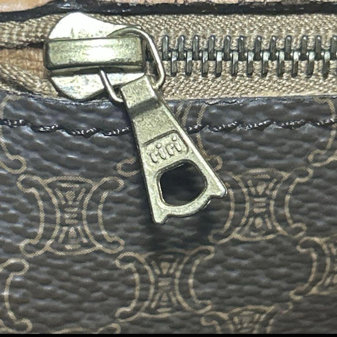 南京錠つき★オールド セリーヌヴィンテ ージ大型 ブラゾンマカダム 旧型レア