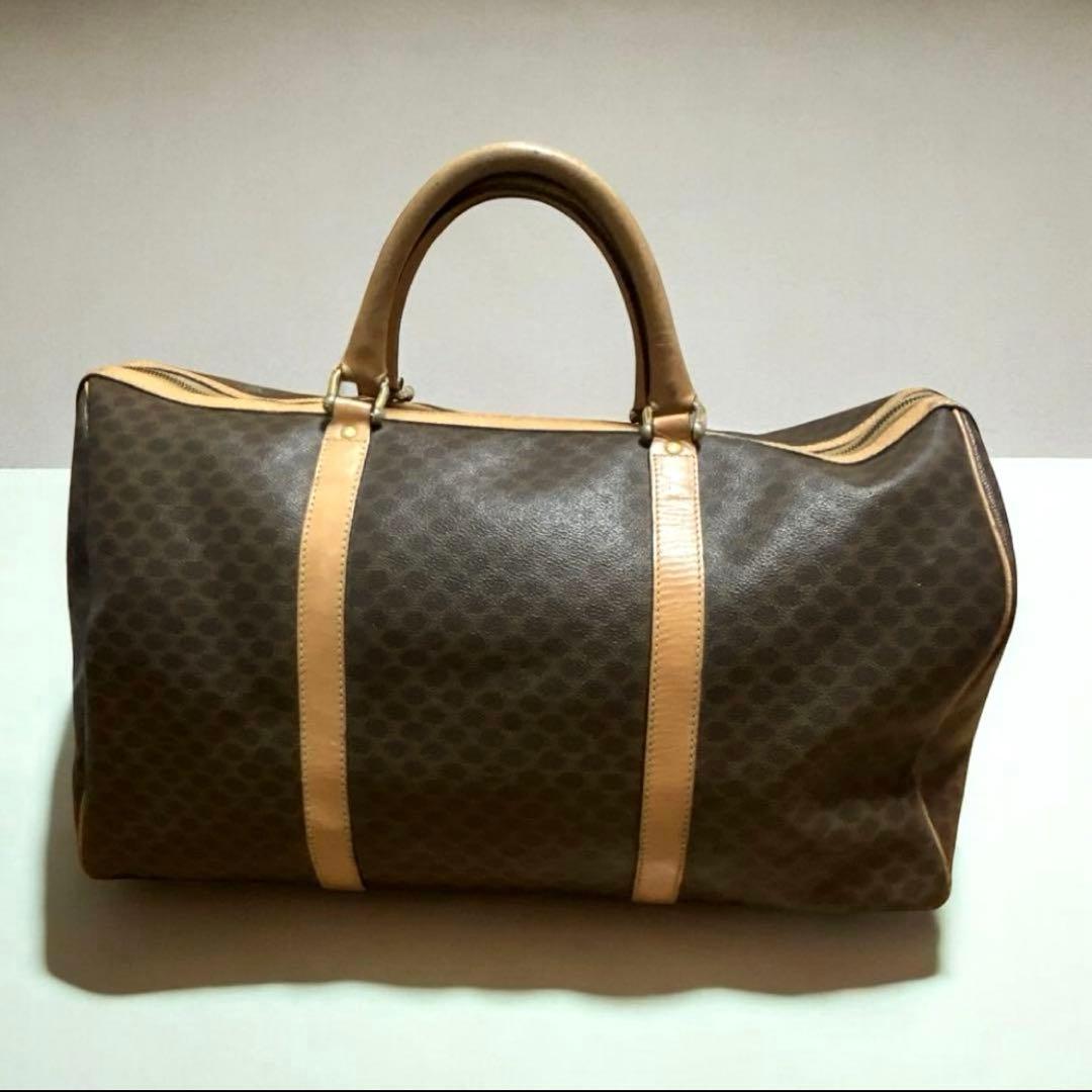 南京錠つき★オールド セリーヌヴィンテ ージ大型 ブラゾンマカダム 旧型レア