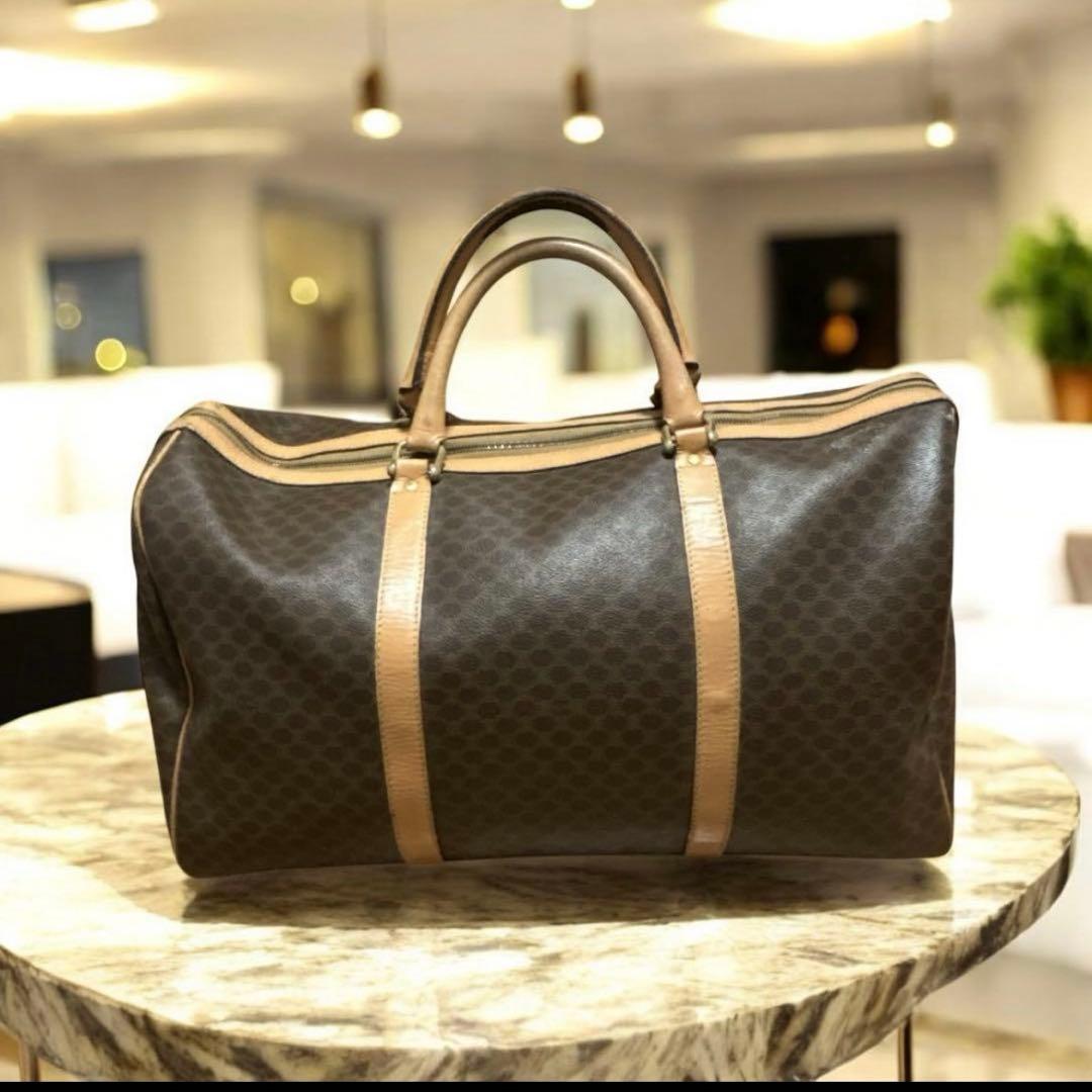 南京錠つき★オールド セリーヌヴィンテ ージ大型 ブラゾンマカダム 旧型レア