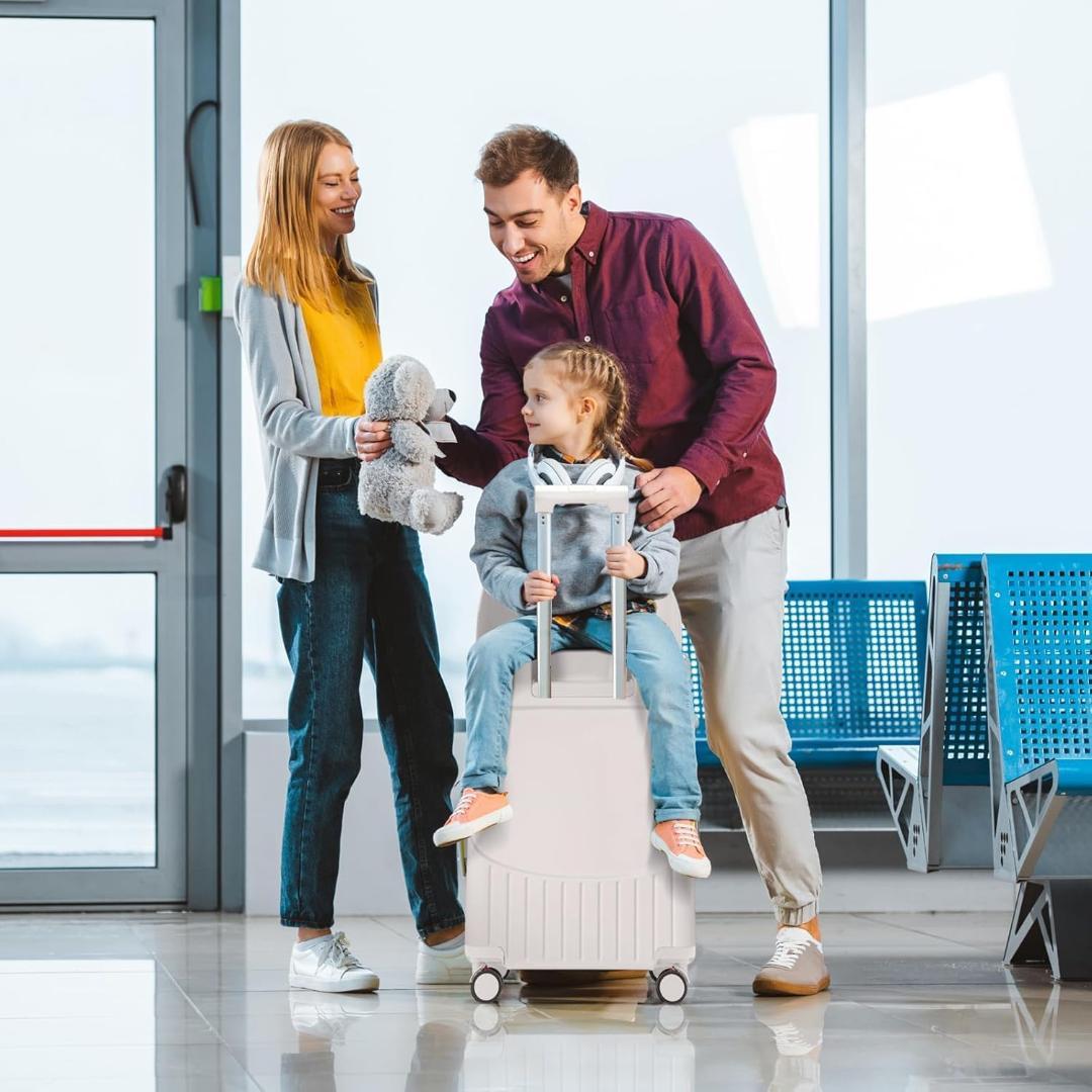 2in1子供乗れるスーツケース キッズキャリーケース 座れる 20インチ