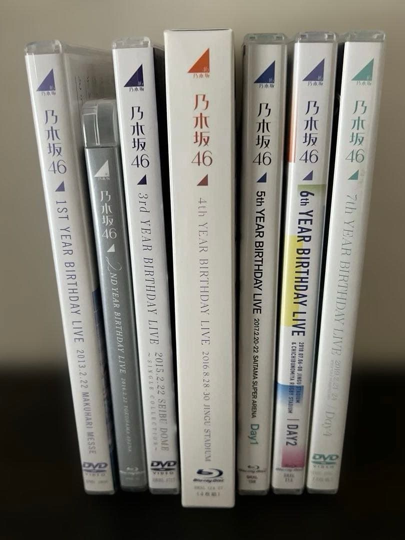 乃木坂46 1st~7thYEAR BIRTHDAY LIVEセット売り