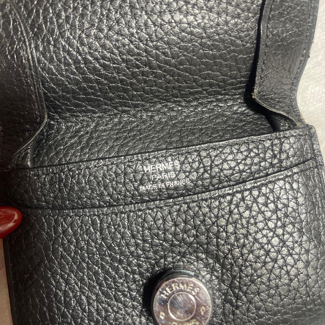 エルメス ブラックレザー ケース